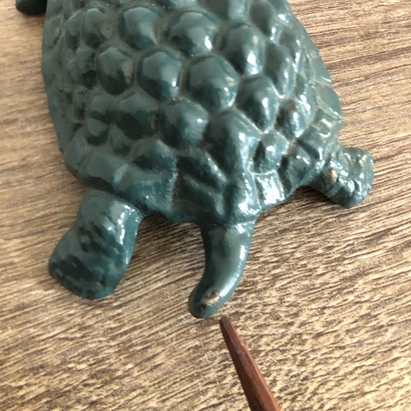 Vtg Cast Metal Turtle Paperweight - Picture 11 of 14